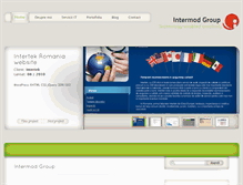 Tablet Screenshot of intermod.ro